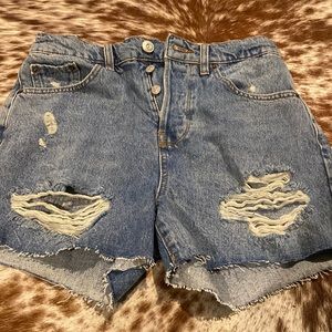 BDG blue jean shorts